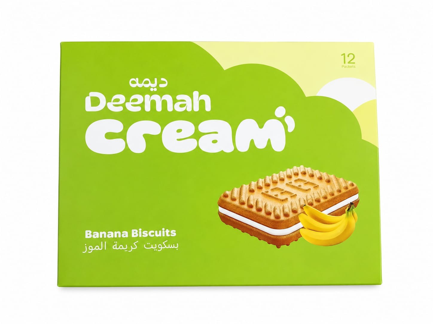 بسكويت كريمه الموز 27 جرام ديمه