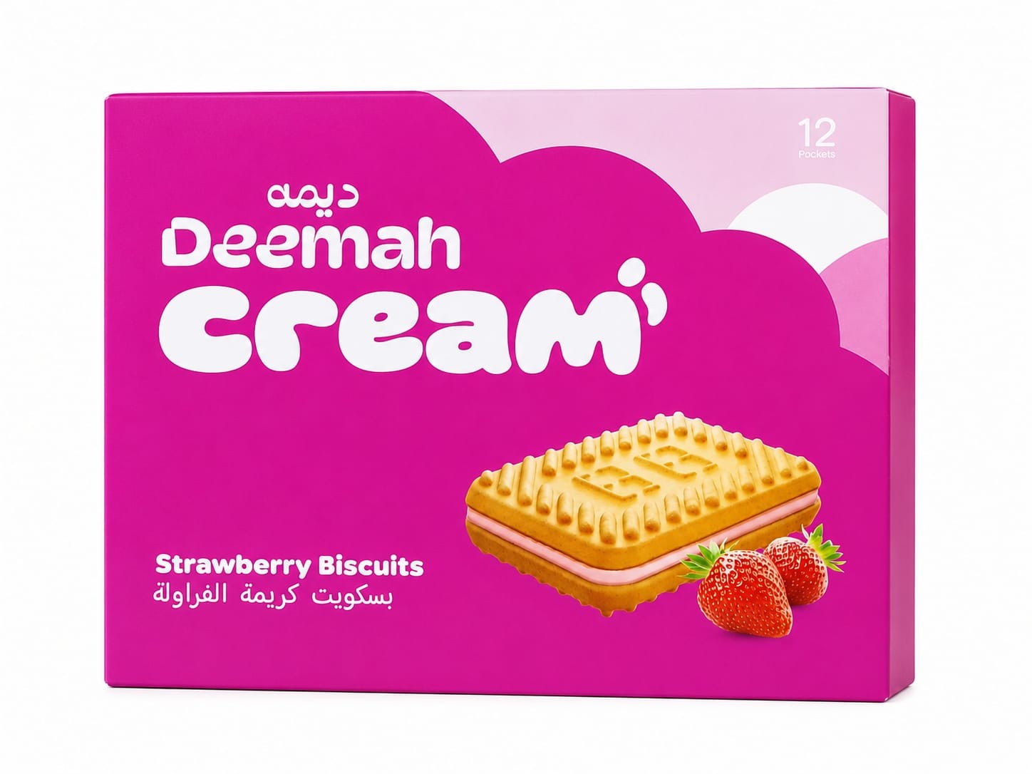 بسكويت ديمه كريمه فراوله 27 جرام